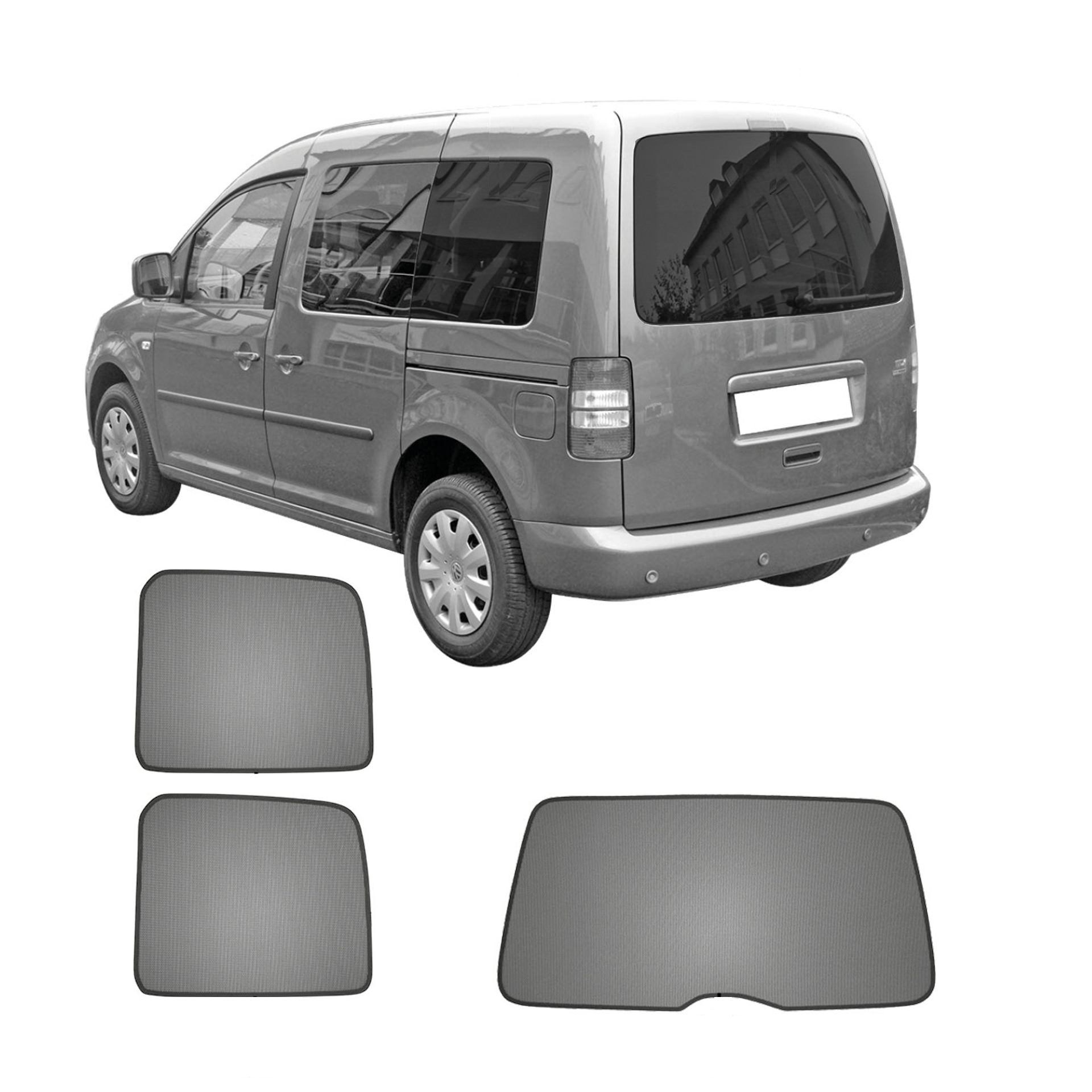 VW Caddy III mit Heckklappe Sonnenschutz Sonniboy 2003-2015
